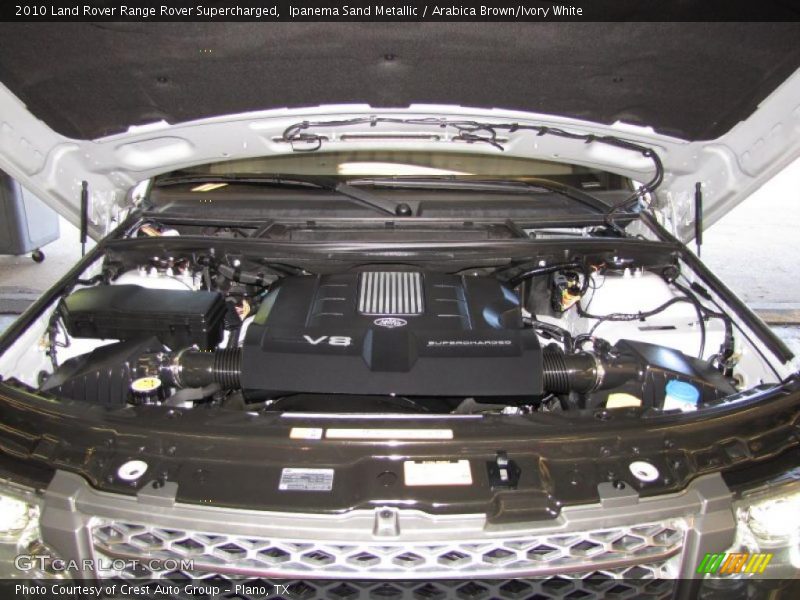 Ipanema Sand Metallic / Arabica Brown/Ivory White 2010 Land Rover Range Rover Supercharged