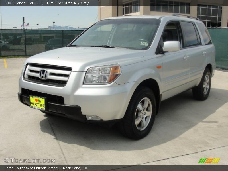 Billet Silver Metallic / Gray 2007 Honda Pilot EX-L