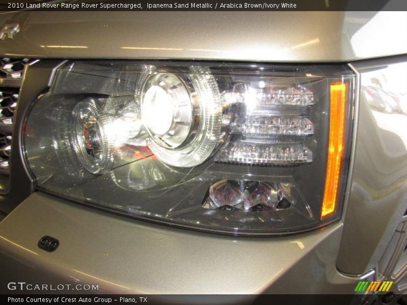 Ipanema Sand Metallic / Arabica Brown/Ivory White 2010 Land Rover Range Rover Supercharged