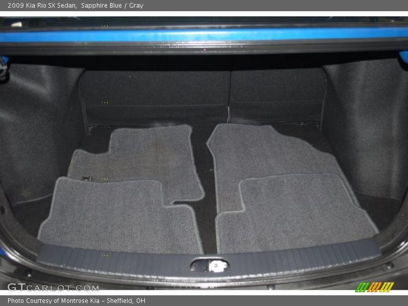 Sapphire Blue / Gray 2009 Kia Rio SX Sedan