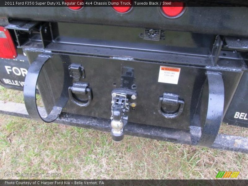 Tuxedo Black / Steel 2011 Ford F350 Super Duty XL Regular Cab 4x4 Chassis Dump Truck