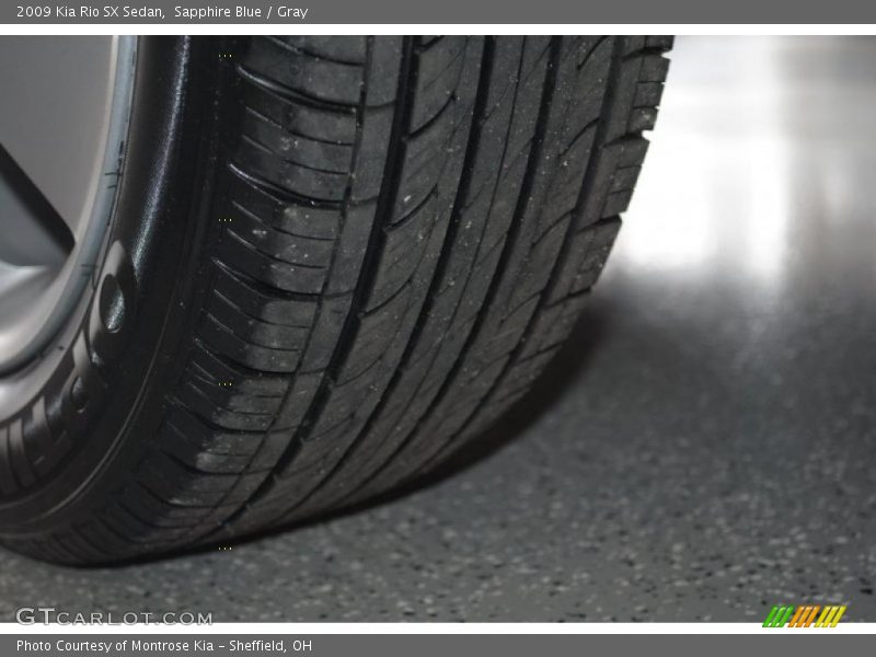 Sapphire Blue / Gray 2009 Kia Rio SX Sedan