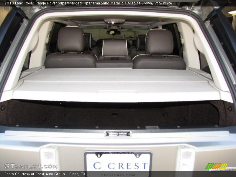 Ipanema Sand Metallic / Arabica Brown/Ivory White 2010 Land Rover Range Rover Supercharged