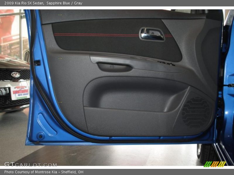 Sapphire Blue / Gray 2009 Kia Rio SX Sedan