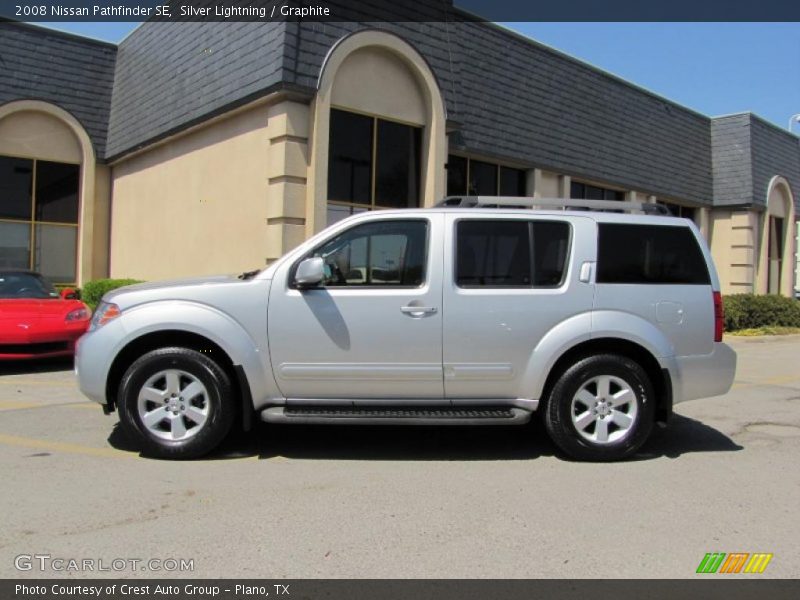 Silver Lightning / Graphite 2008 Nissan Pathfinder SE