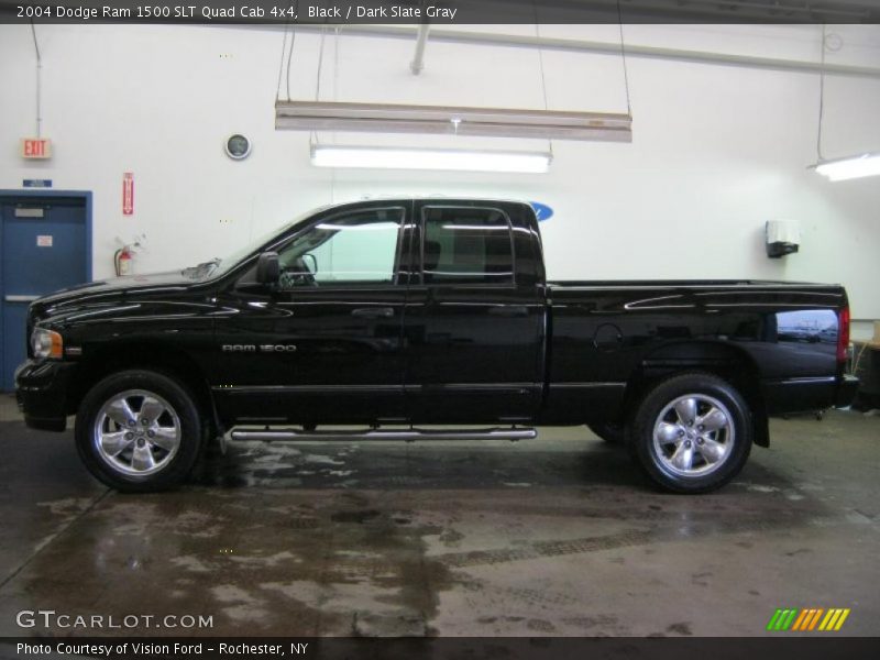 Black / Dark Slate Gray 2004 Dodge Ram 1500 SLT Quad Cab 4x4