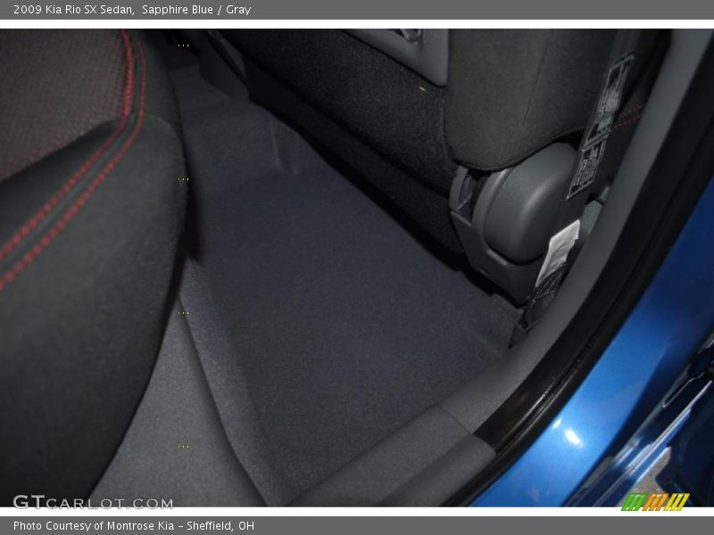 Sapphire Blue / Gray 2009 Kia Rio SX Sedan