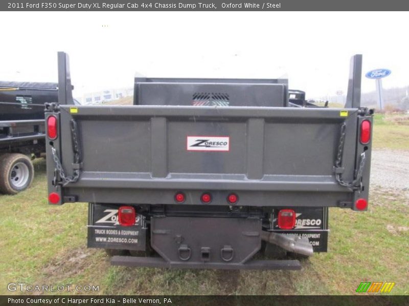 Oxford White / Steel 2011 Ford F350 Super Duty XL Regular Cab 4x4 Chassis Dump Truck