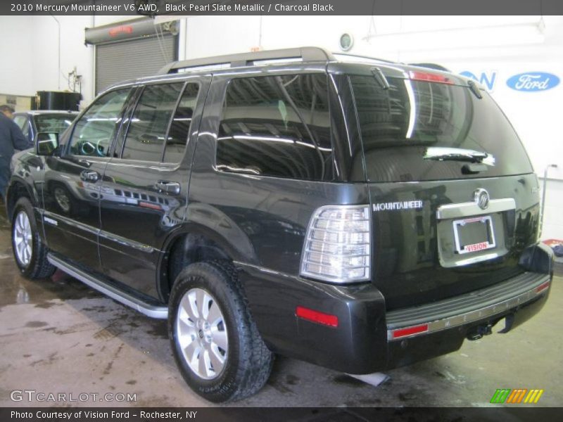 Black Pearl Slate Metallic / Charcoal Black 2010 Mercury Mountaineer V6 AWD