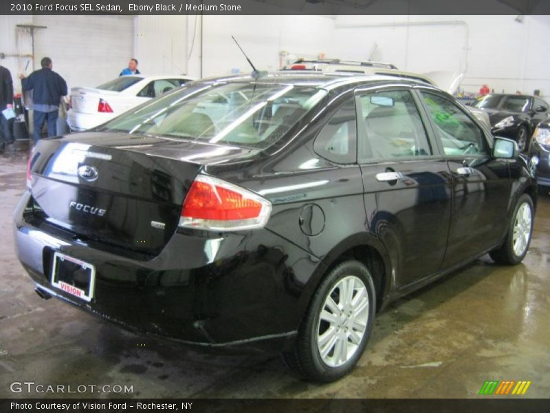 Ebony Black / Medium Stone 2010 Ford Focus SEL Sedan