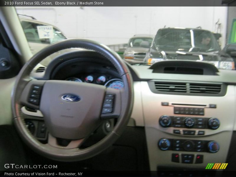 Ebony Black / Medium Stone 2010 Ford Focus SEL Sedan
