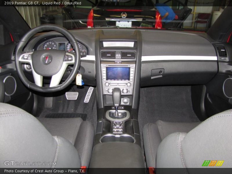 Liquid Red / Onyx/Red 2009 Pontiac G8 GT