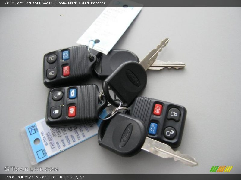 Ebony Black / Medium Stone 2010 Ford Focus SEL Sedan