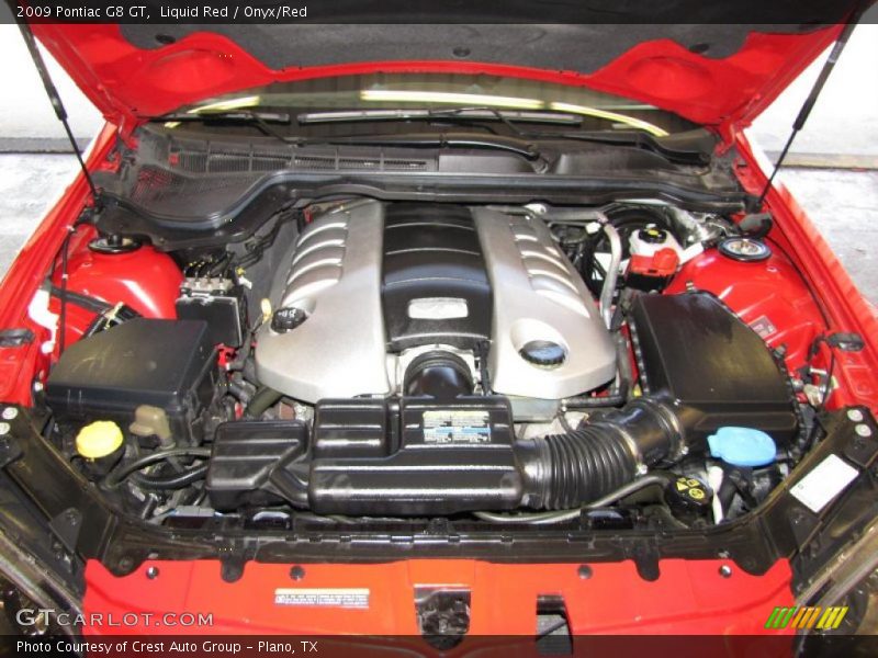 Liquid Red / Onyx/Red 2009 Pontiac G8 GT