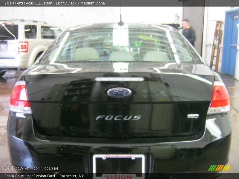 Ebony Black / Medium Stone 2010 Ford Focus SEL Sedan