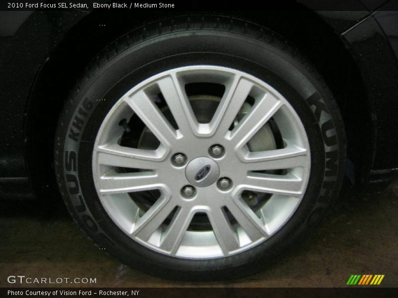 Ebony Black / Medium Stone 2010 Ford Focus SEL Sedan