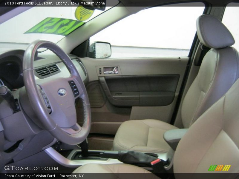 Ebony Black / Medium Stone 2010 Ford Focus SEL Sedan