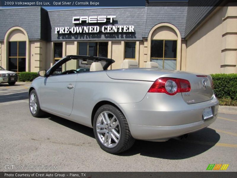 Opal Silver / Cornsilk Beige 2009 Volkswagen Eos Lux