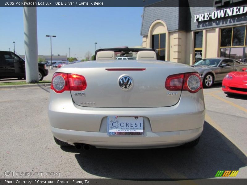 Opal Silver / Cornsilk Beige 2009 Volkswagen Eos Lux