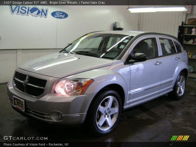 Bright Silver Metallic / Pastel Slate Gray 2007 Dodge Caliber R/T AWD