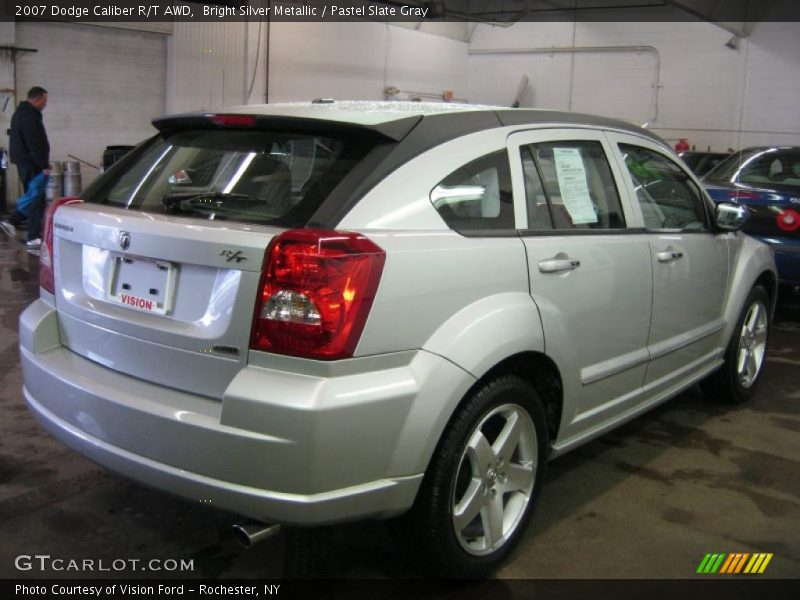 Bright Silver Metallic / Pastel Slate Gray 2007 Dodge Caliber R/T AWD