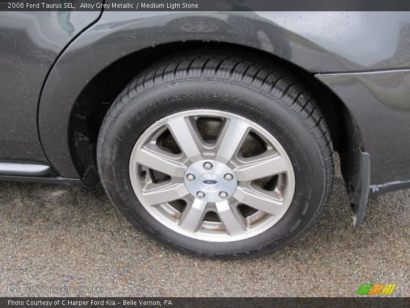 Alloy Grey Metallic / Medium Light Stone 2008 Ford Taurus SEL