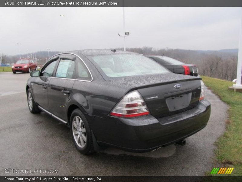 Alloy Grey Metallic / Medium Light Stone 2008 Ford Taurus SEL
