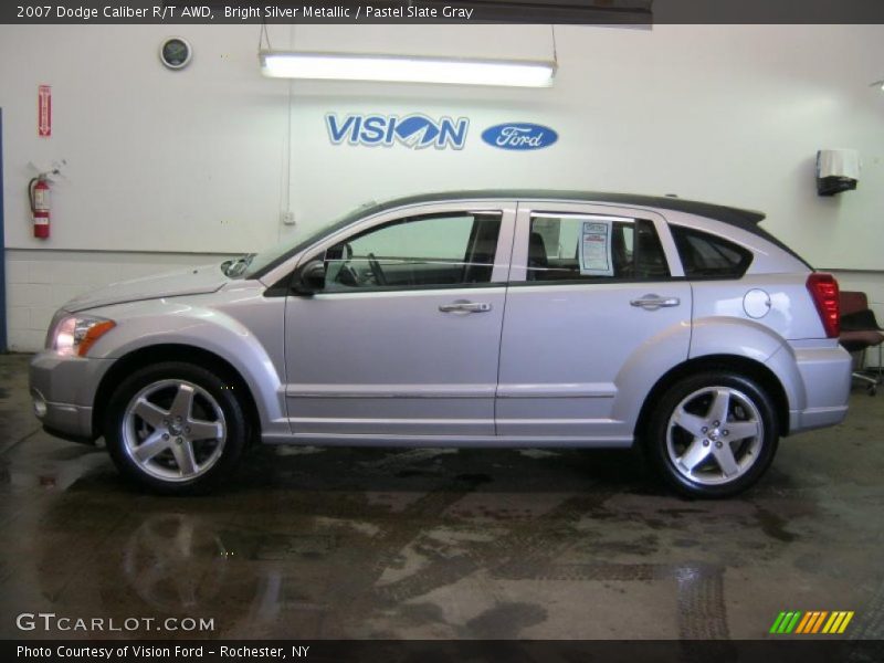 Bright Silver Metallic / Pastel Slate Gray 2007 Dodge Caliber R/T AWD