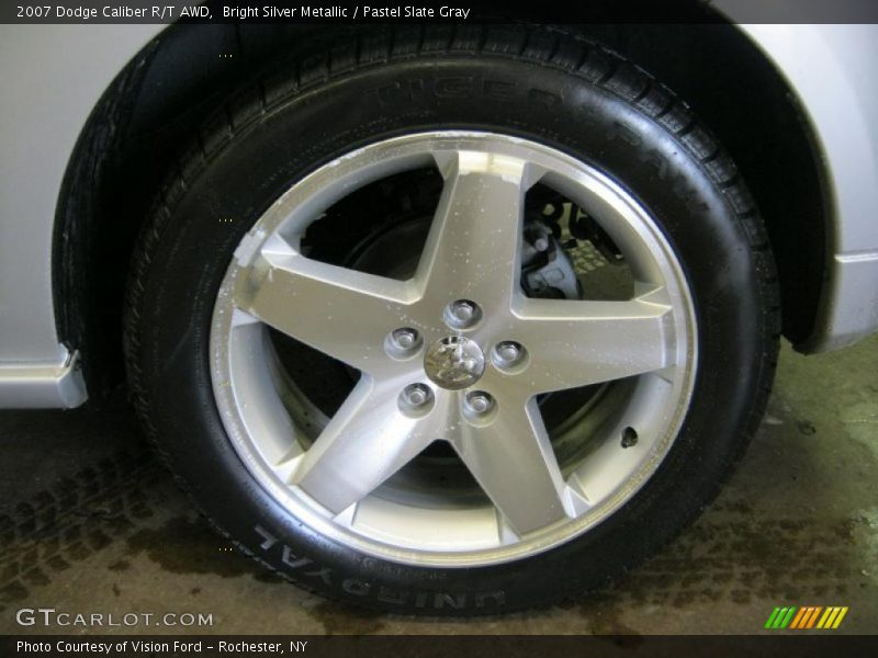 Bright Silver Metallic / Pastel Slate Gray 2007 Dodge Caliber R/T AWD
