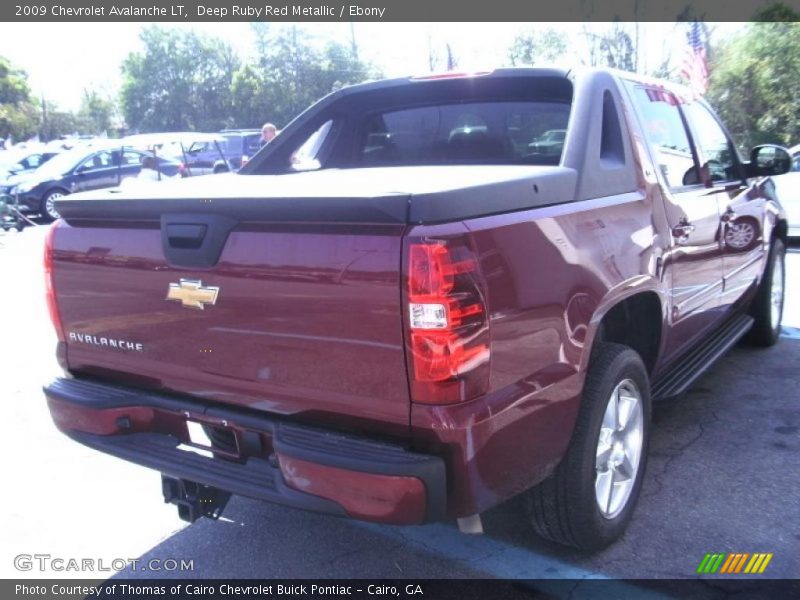 Deep Ruby Red Metallic / Ebony 2009 Chevrolet Avalanche LT