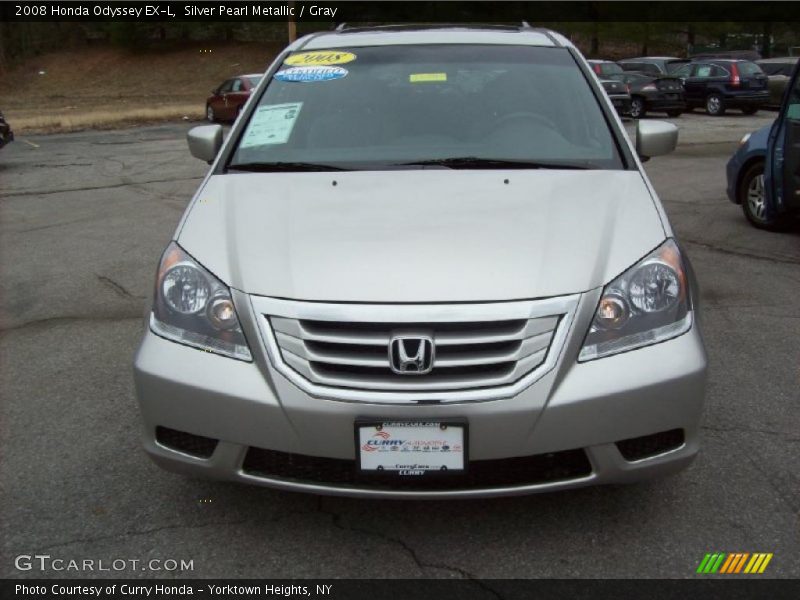 Silver Pearl Metallic / Gray 2008 Honda Odyssey EX-L