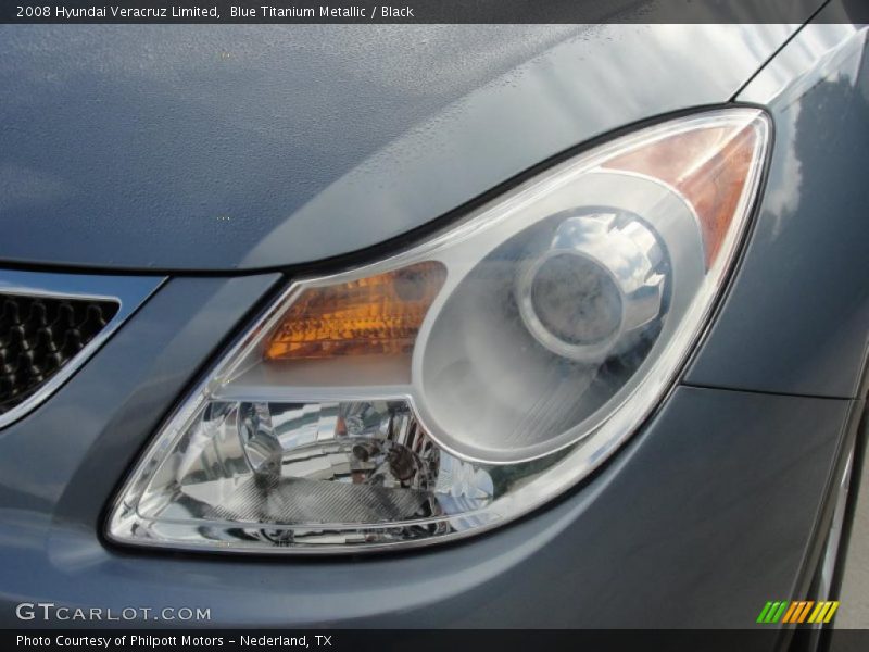 Blue Titanium Metallic / Black 2008 Hyundai Veracruz Limited