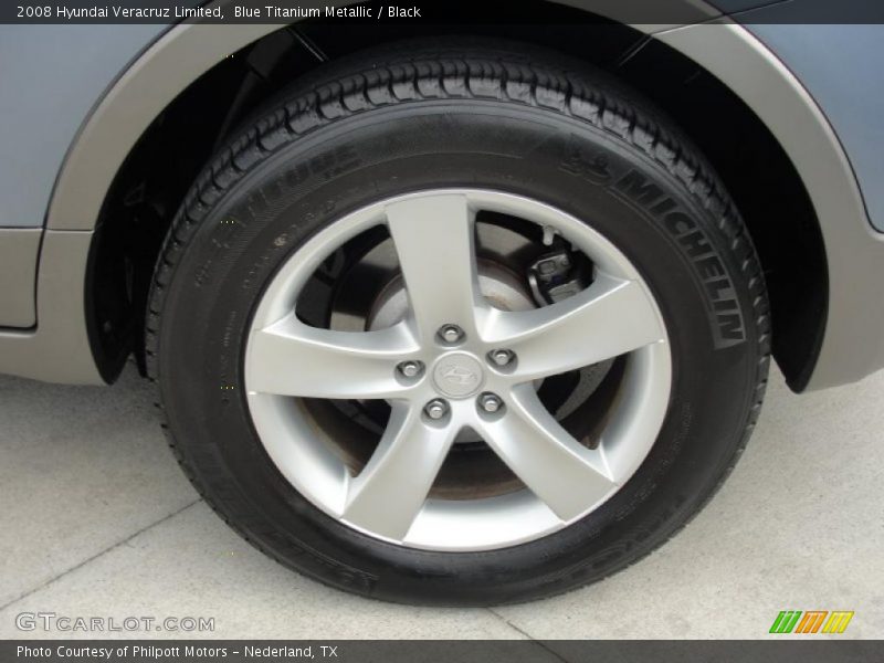 Blue Titanium Metallic / Black 2008 Hyundai Veracruz Limited