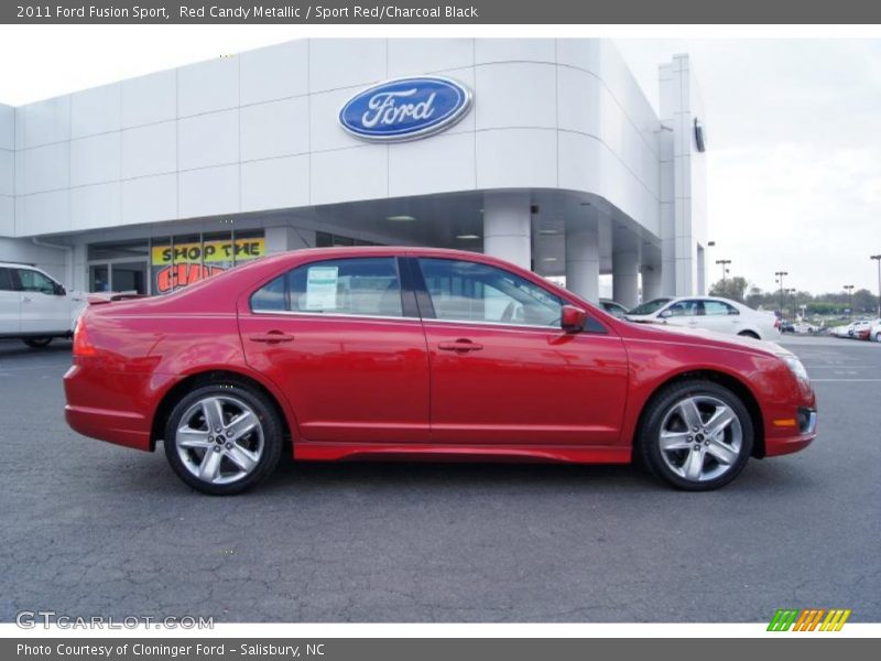 Red Candy Metallic / Sport Red/Charcoal Black 2011 Ford Fusion Sport