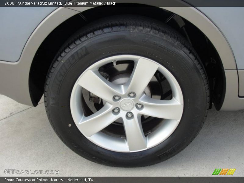 Blue Titanium Metallic / Black 2008 Hyundai Veracruz Limited