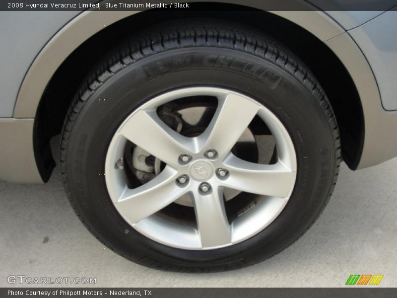 Blue Titanium Metallic / Black 2008 Hyundai Veracruz Limited
