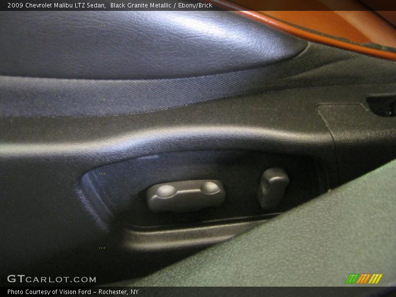 Black Granite Metallic / Ebony/Brick 2009 Chevrolet Malibu LTZ Sedan