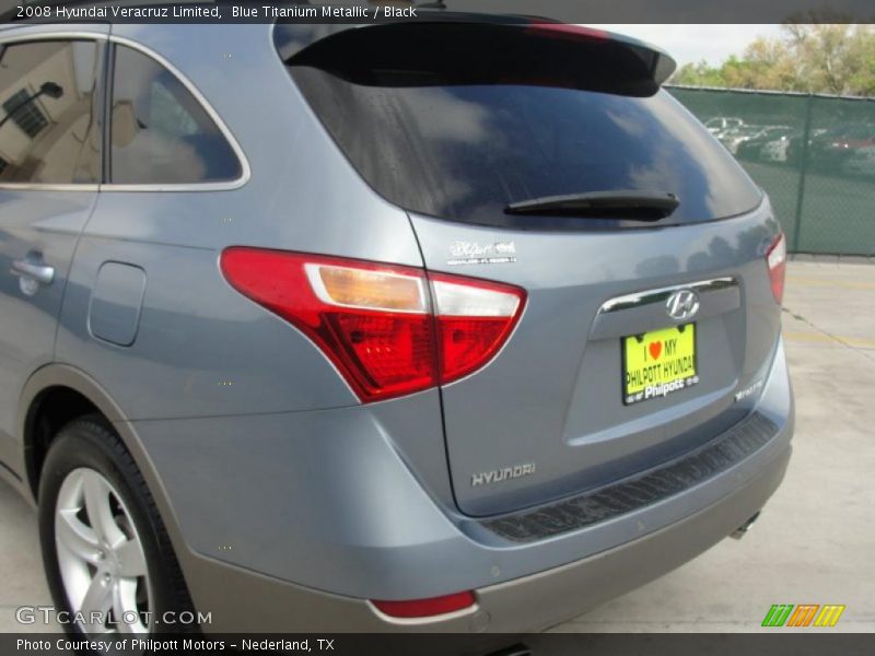 Blue Titanium Metallic / Black 2008 Hyundai Veracruz Limited
