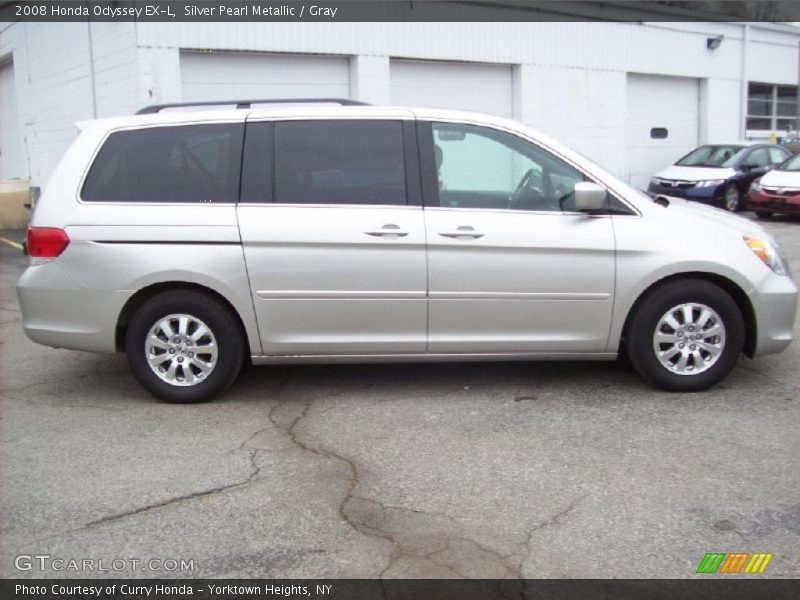 Silver Pearl Metallic / Gray 2008 Honda Odyssey EX-L