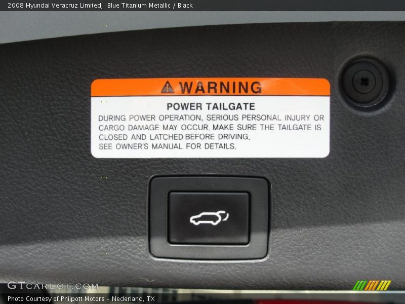 Controls of 2008 Veracruz Limited