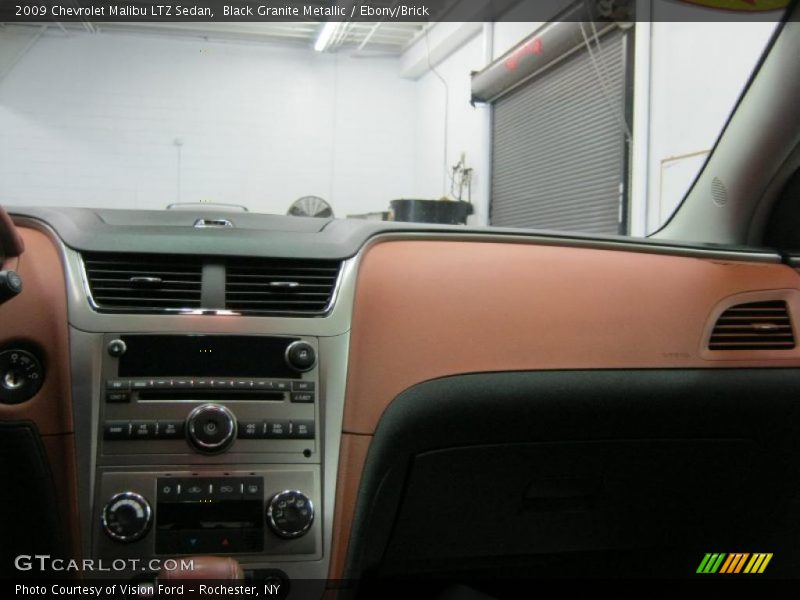 Black Granite Metallic / Ebony/Brick 2009 Chevrolet Malibu LTZ Sedan