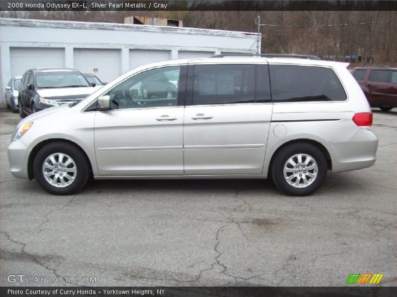 Silver Pearl Metallic / Gray 2008 Honda Odyssey EX-L