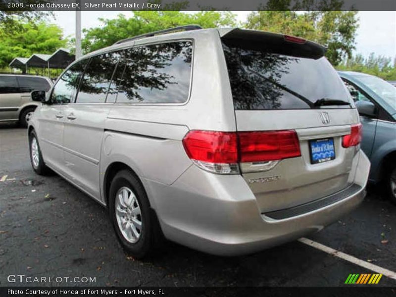 Silver Pearl Metallic / Gray 2008 Honda Odyssey EX
