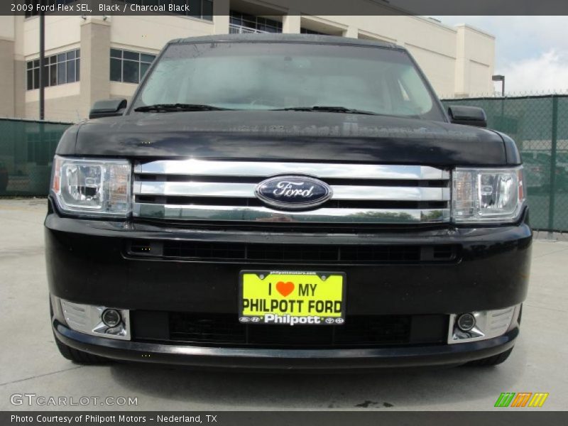 Black / Charcoal Black 2009 Ford Flex SEL