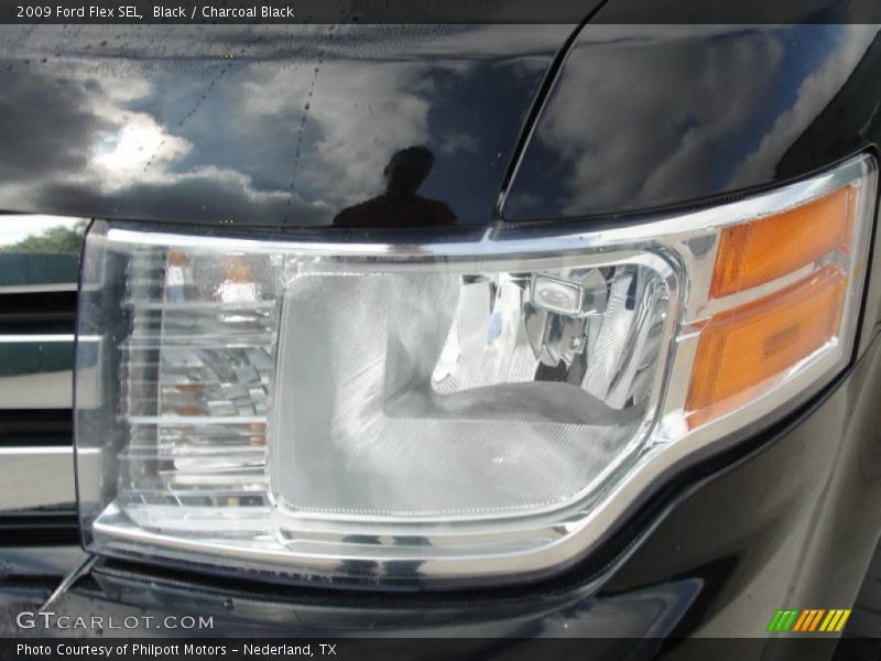 Black / Charcoal Black 2009 Ford Flex SEL