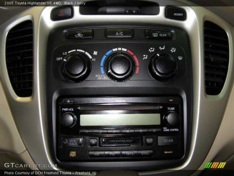 Black / Ivory 2005 Toyota Highlander V6 4WD