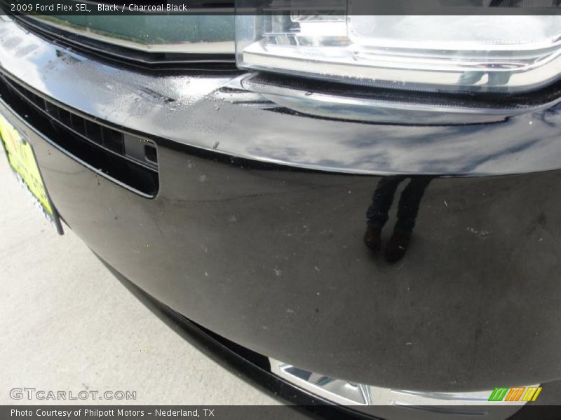 Black / Charcoal Black 2009 Ford Flex SEL