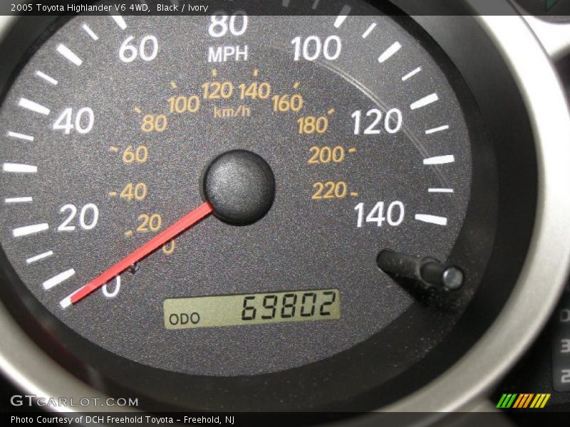 Black / Ivory 2005 Toyota Highlander V6 4WD