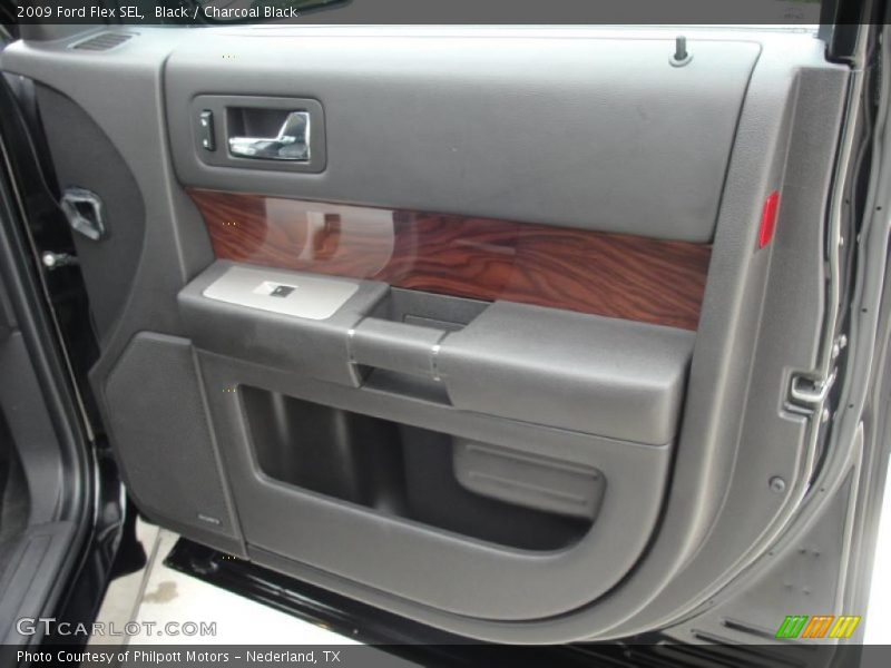 Black / Charcoal Black 2009 Ford Flex SEL