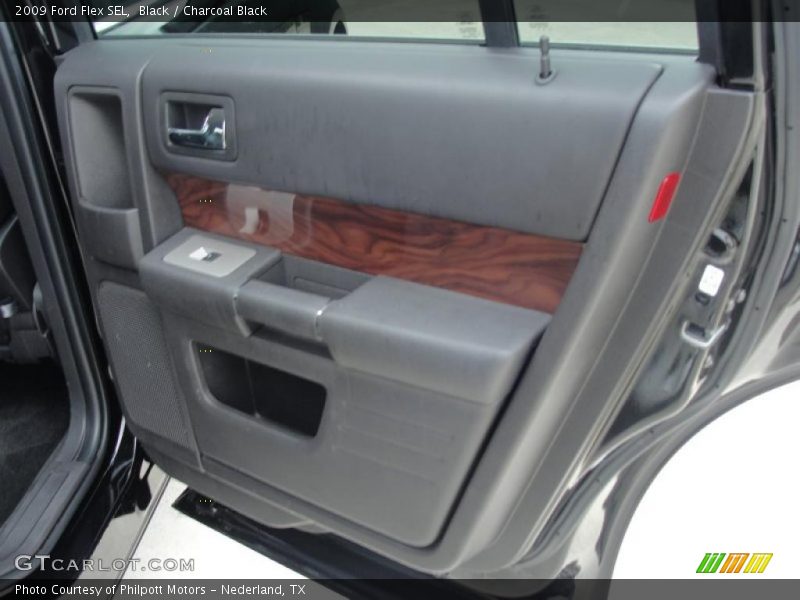 Black / Charcoal Black 2009 Ford Flex SEL